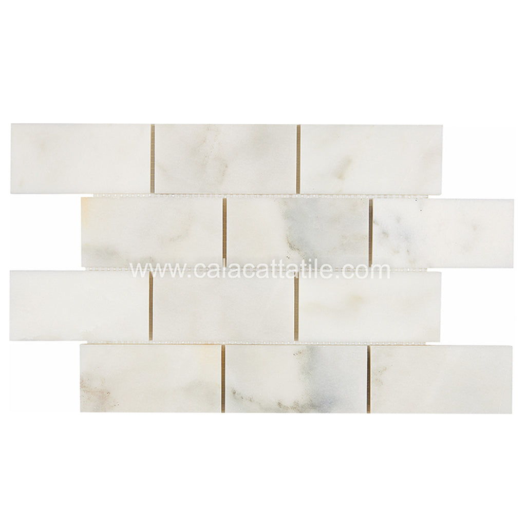 Calacatta Royale Marble 3 x 6 Tile