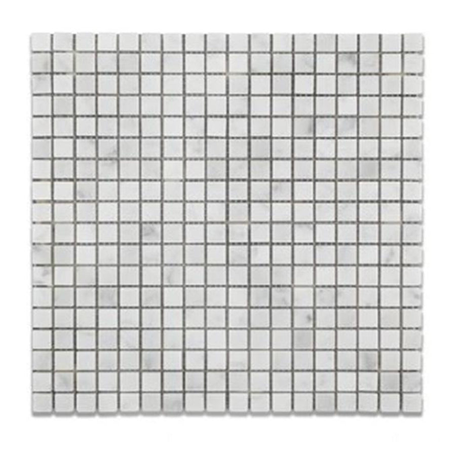 Bianco Carrara Marble 5/8 x 5/8 Mosaic Tile