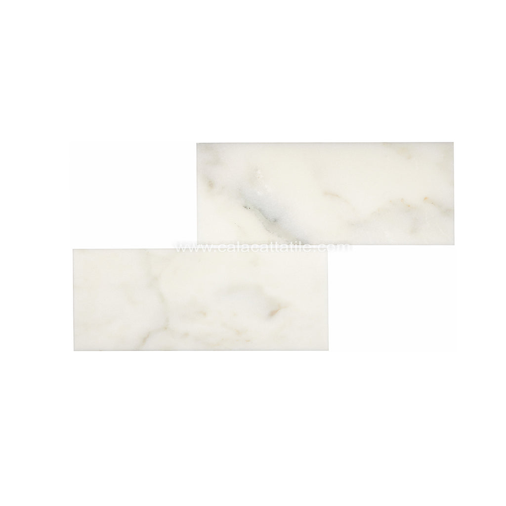 Calacatta Royale Marble 6 x 12 Tile