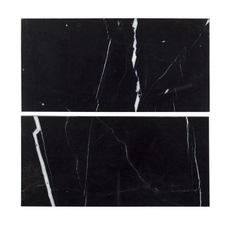 Nero Marquina Marble 6 x 12 Tile