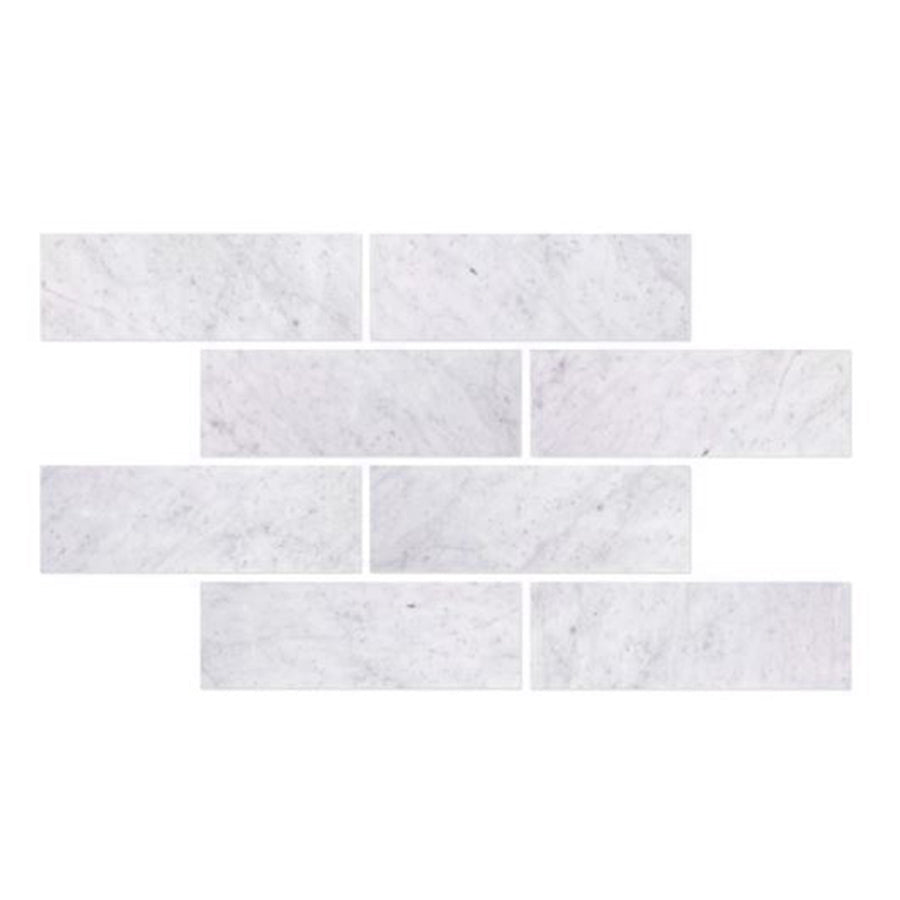 Bianco Carrara Marble 4 x 12 Tile