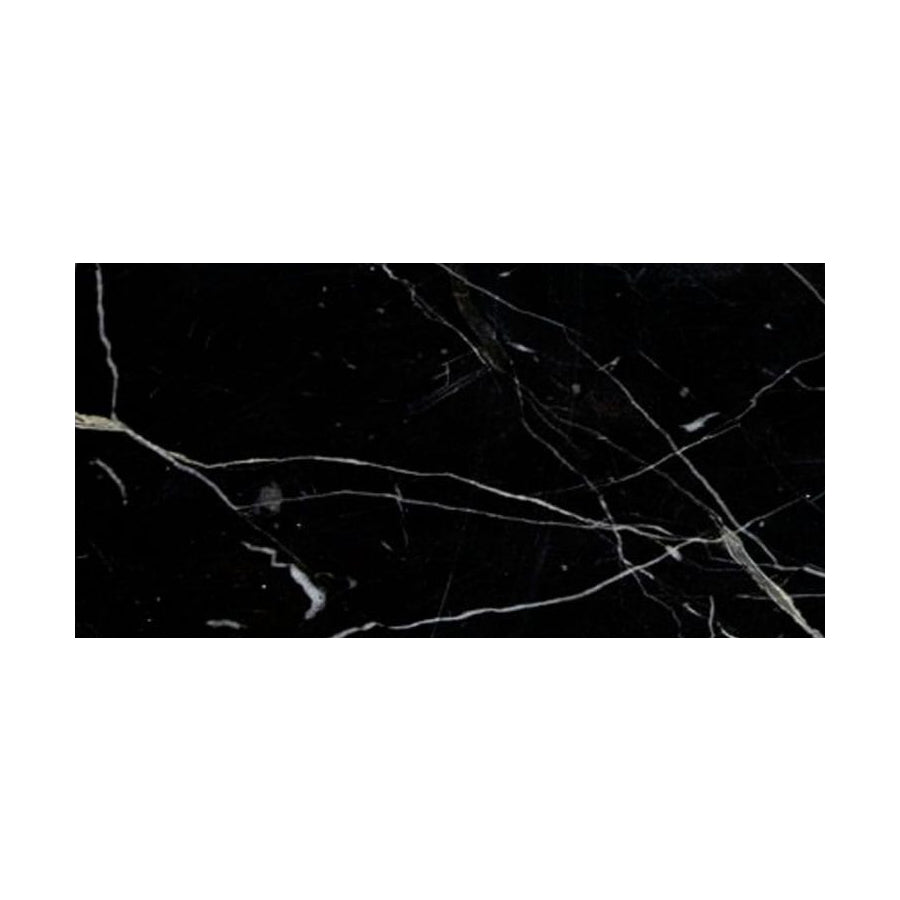 Nero Marquina Marble 12 X 24 Tile