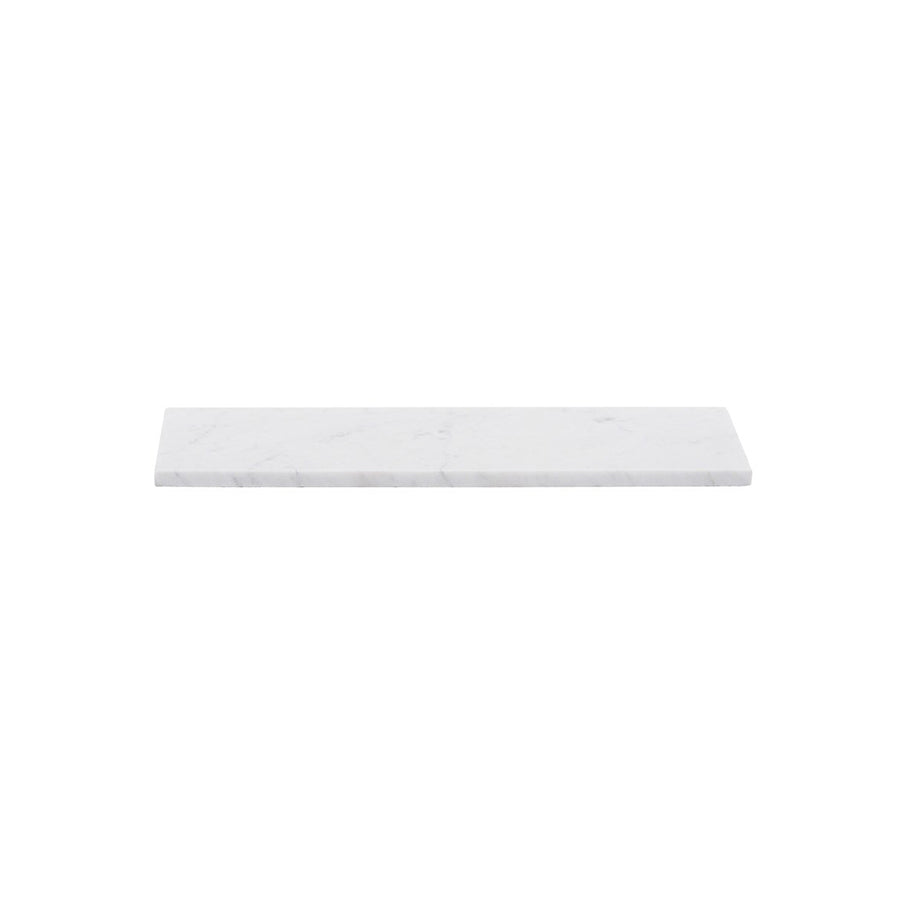 Bianco Carrara Marble 4 x 12 Single Bullnose Tile