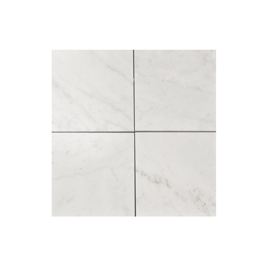 Bianco Carrara Marble 6 x 6 Tile