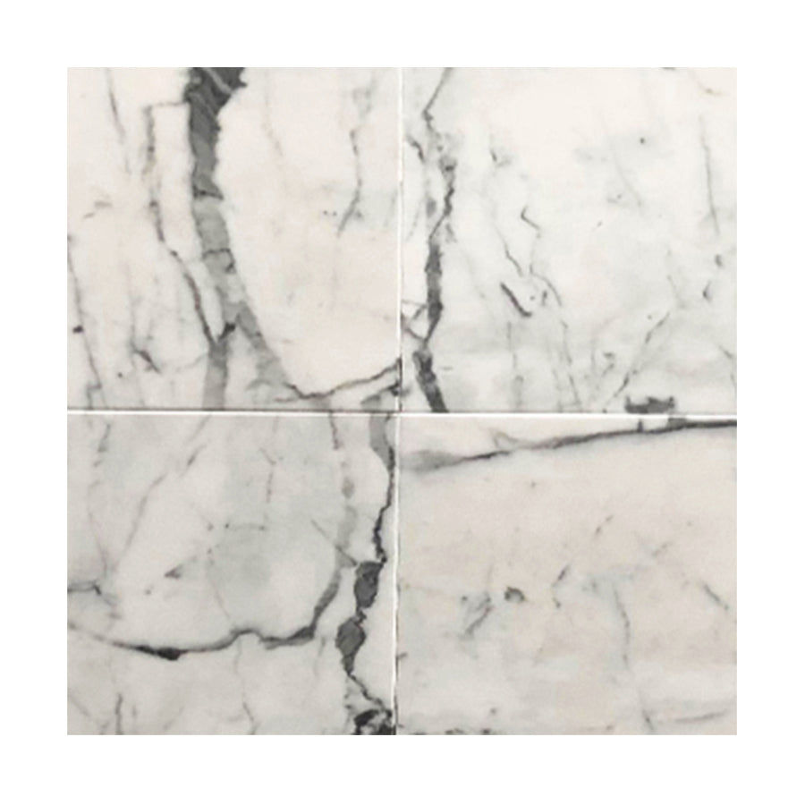 Statuario Venato Marble 12 x 12 Tile