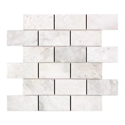 Dolomiti Congelados Marble 2 x 4 Brick Mosaic Tile